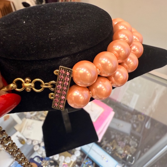 Heidi Daus Pink Pearls and Seashells Necklace - Picture 6 of 7